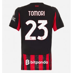 Dámské fotbalový oblečení AC Milan Fikayo Tomori #23 Domácí košile 2025-26 Krátkým Rukávem